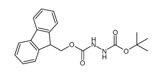 1-((9H-fluoren-9-yl)methyl) 2-(tert-butyl) hydrazine-1,2-dicarboxylate结构式