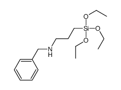 N-benzyl-3-triethoxysilylpropan-1-amine结构式
