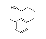 2-[(3-fluorophenyl)methylamino]ethanol Structure