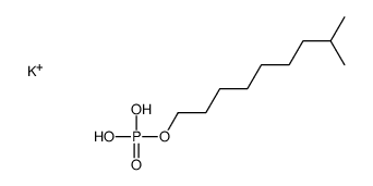 potassium,8-methylnonyl dihydrogen phosphate Structure