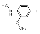 4-氟-2-甲氧基-N-甲基苯胺结构式