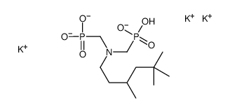 tripotassium hydrogen [[(3,5,5-trimethylhexyl)imino]bis(methylene)]diphosphonate structure