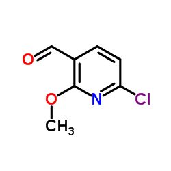 6-Chloro-2-methoxynicotinaldehyde structure