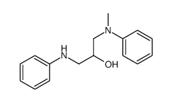 1-anilino-3-(N-methylanilino)propan-2-ol Structure