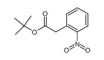 2-(2-Nitrophenyl)essigsaeure-tert-butylester Structure