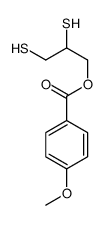 2,3-bis(sulfanyl)propyl 4-methoxybenzoate Structure