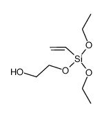 vinyl(2-hydroxyethoxy)diethoxysilane Structure