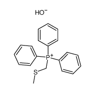 Methylmercaptomethyl-triphenyl-phosphoniumhydroxid Structure