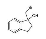 1-(bromomethyl)-2,3-dihydro-1H-inden-1-ol结构式