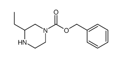 benzyl 3-ethylpiperazine-1-carboxylate Structure