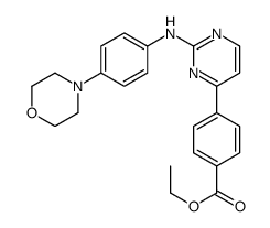 4-(2-((4-吗啉代苯基)氨基)嘧啶-4-基)苯甲酸乙酯结构式