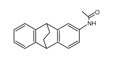 2-acetylamino-9,10-ethano-9,10-dihydroanthracene结构式