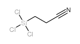 2-cyanoethyltrichlorosilane structure