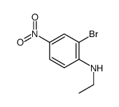 N-乙基-2-溴-4-硝基苯胺结构式