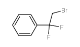(2-Bromo-1,1-difluoroethyl)benzene Structure