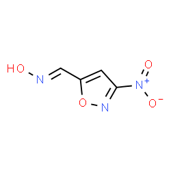5-Isoxazolecarboxaldehyde,3-nitro-,oxime(9CI) Structure