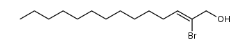 (Z)-2-bromotetradec-2-en-1-ol Structure
