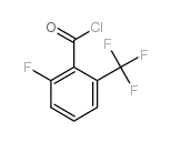 2-氟-6-(三氟甲基)苯甲酰氯结构式