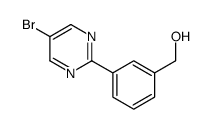 (3-(5-溴嘧啶-2-基)苯基)甲醇结构式