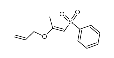 E-[[2-(2-propenyloxy)-1-propenyl]sulfonyl]benzene结构式