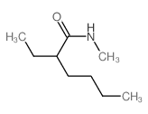 Hexanamide,2-ethyl-N-methyl- Structure