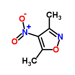3,5-二甲基-4-硝基异噁唑结构式