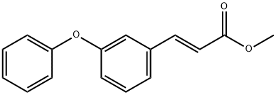 3-(3-苯氧基-苯基)-丙烯酸甲酯结构式
