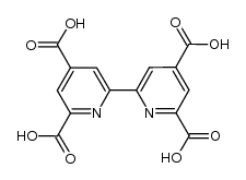 4,4',6,6'-tetracarboxy-2,2'-bipyridine结构式