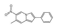 7-methyl-6-nitro-2-phenylindolizine Structure