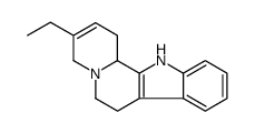 3-ethyl-1,4,6,7,12,12b-hexahydroindolo[2,3-a]quinolizine结构式