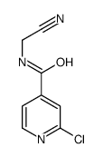 2-chloro-N-(cyanomethyl)pyridine-4-carboxamide结构式
