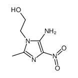 2-(5-amino-2-methyl-4-nitroimidazol-1-yl)ethanol Structure