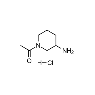 1-(3-氨基哌啶-1-)乙-1-酮盐酸盐结构式