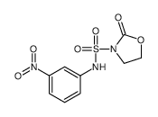 N-(3-Nitrophenyl)-2-oxo-1,3-oxazolidine-3-sulfonamide Structure
