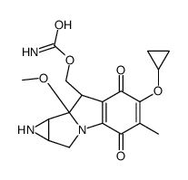 6-Cyclopropyloxy-6-deaminomitomycin C结构式