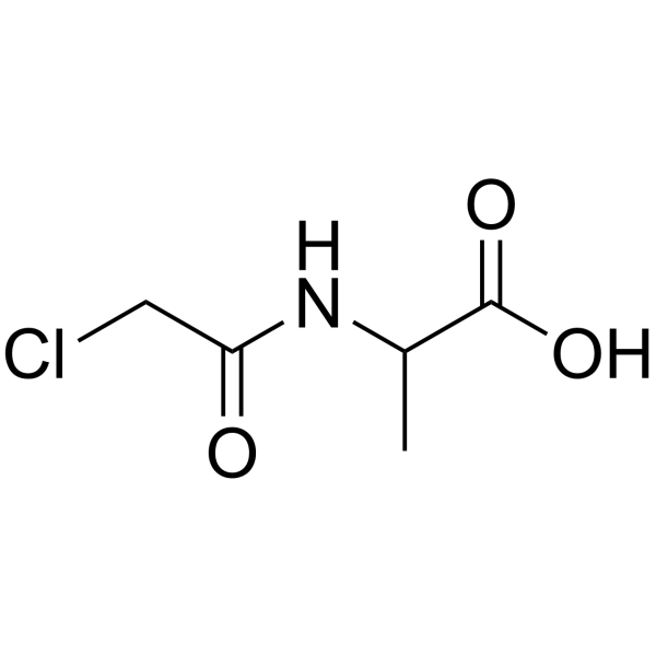 CHLOROACETYL-DL-ALANINE Structure