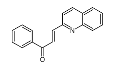 1-phenyl-3-quinolin-2-ylprop-2-en-1-one结构式