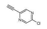 2-chloro-5-ethynylpyrazine Structure