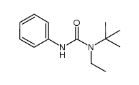 1-tert-butyl-1-ethyl-3-phenylurea Structure