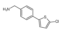 (4-(5-氯噻吩-2-基)苯基)甲胺结构式