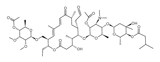2',4'''-di-O-acetyl-4''-O-isovaleryltylosin结构式