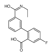 2-[3-(ethylcarbamoyl)phenyl]-5-fluorobenzoic acid结构式