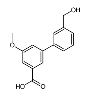 3-[3-(hydroxymethyl)phenyl]-5-methoxybenzoic acid结构式
