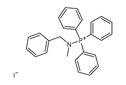 (benzyl(methyl)amino)triphenylphosphonium iodide结构式