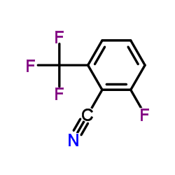 2-氟-6-(三氟甲基)苯甲腈结构式