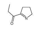1-(3,4-二氢-2H-吡咯-5-基)丙烷-1-酮结构式