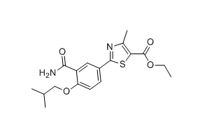 ethyl 2-(3-carbamoyl-4-isobutoxyphenyl)-4-methylthiazole-5- carboxylate Structure