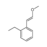 1-ethyl-2-(2-methoxyvinyl)benzene Structure