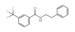 N-(2-Phenylethyl)-3-(trifluoromethyl)benzamide结构式
