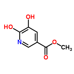 5,6-二羟基吡啶-3-羧酸甲酯结构式
